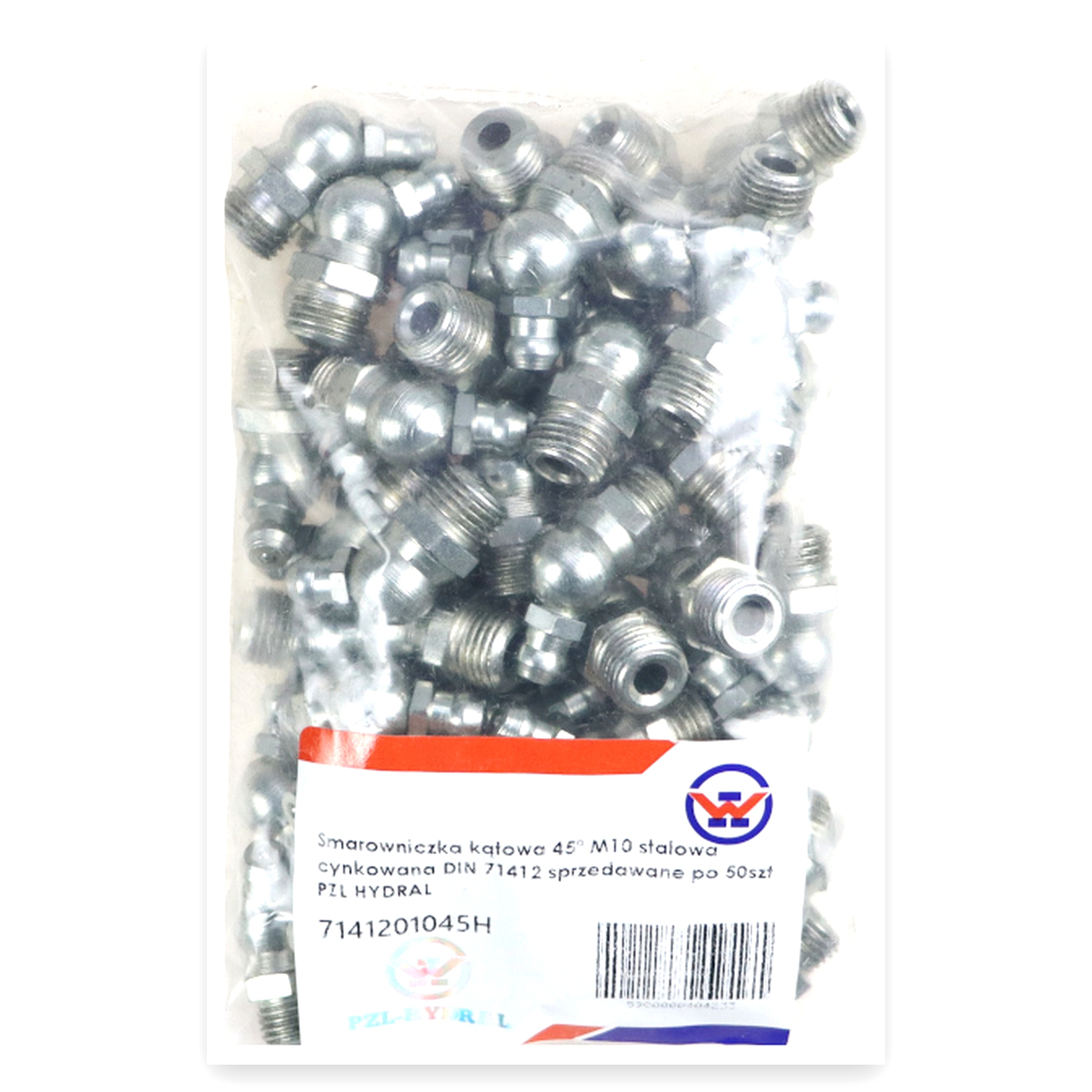ab2709a9b76d51f2dd204ce8ef866316.jpg Smarowniczka kątowa 45 M10 stalowa cynkowana DIN 71412 (sprzedawane po 50szt) PZL HYDRAL widoczna cena za 1 sztukę