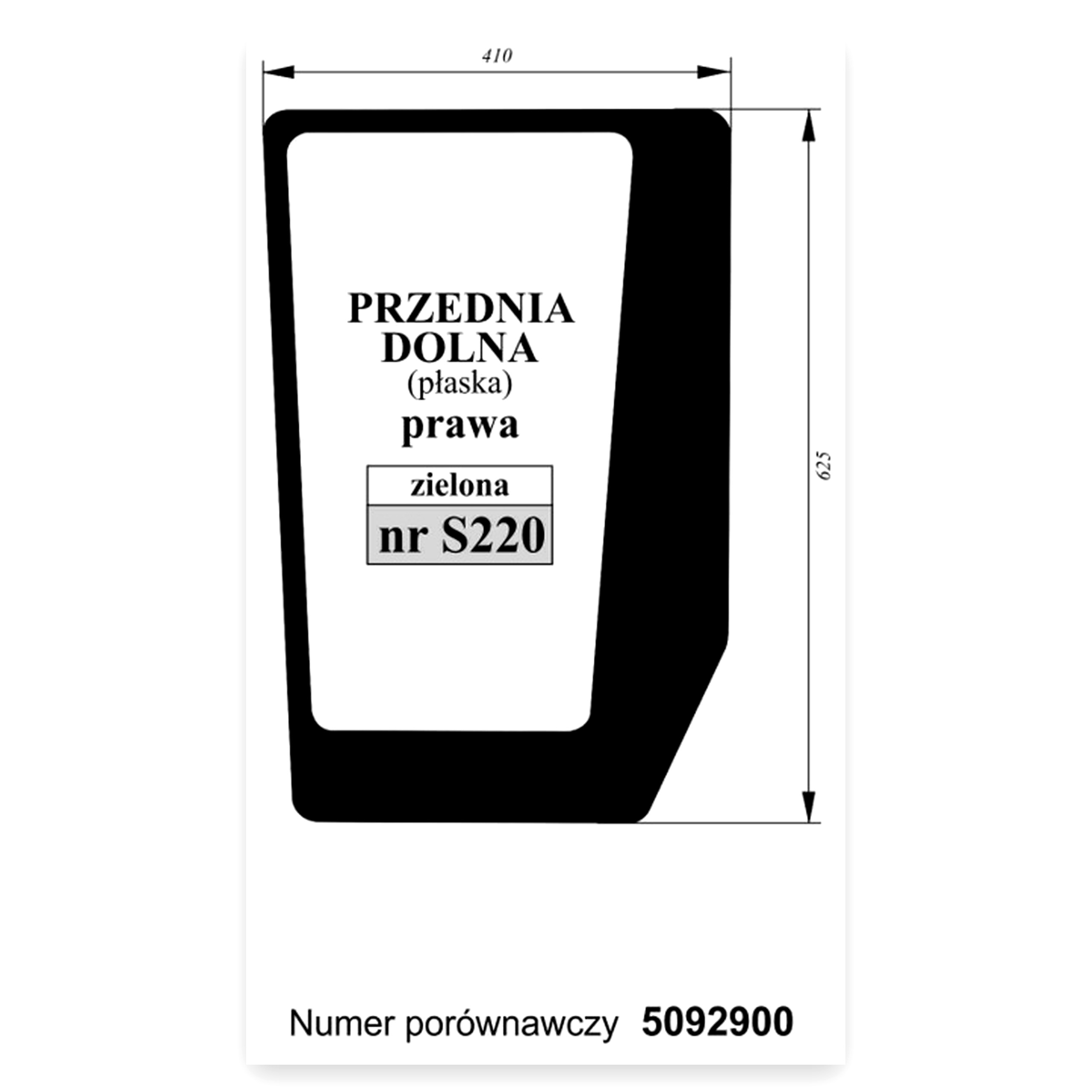 b2398387dfdababfc6635ac7e190896b.jpg Szyba przednia dolna do ciągnika New Holland 5092900