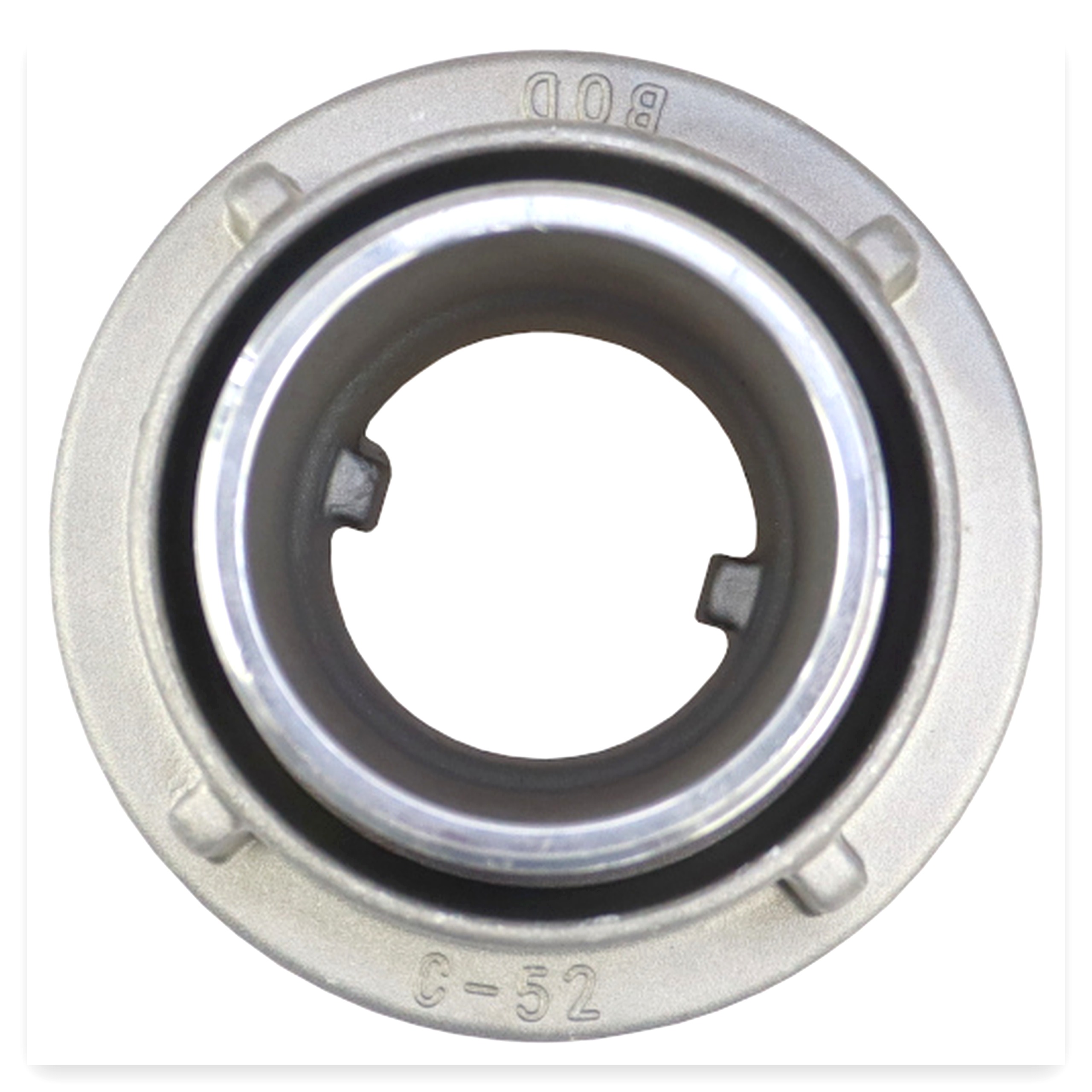 b8c1827f63cd9e2454b3a86df3b7ccf9.jpg Nasada aluminiowa STORZ 52 mm obrotowa z gwintem zewnętrznym 2" PZL