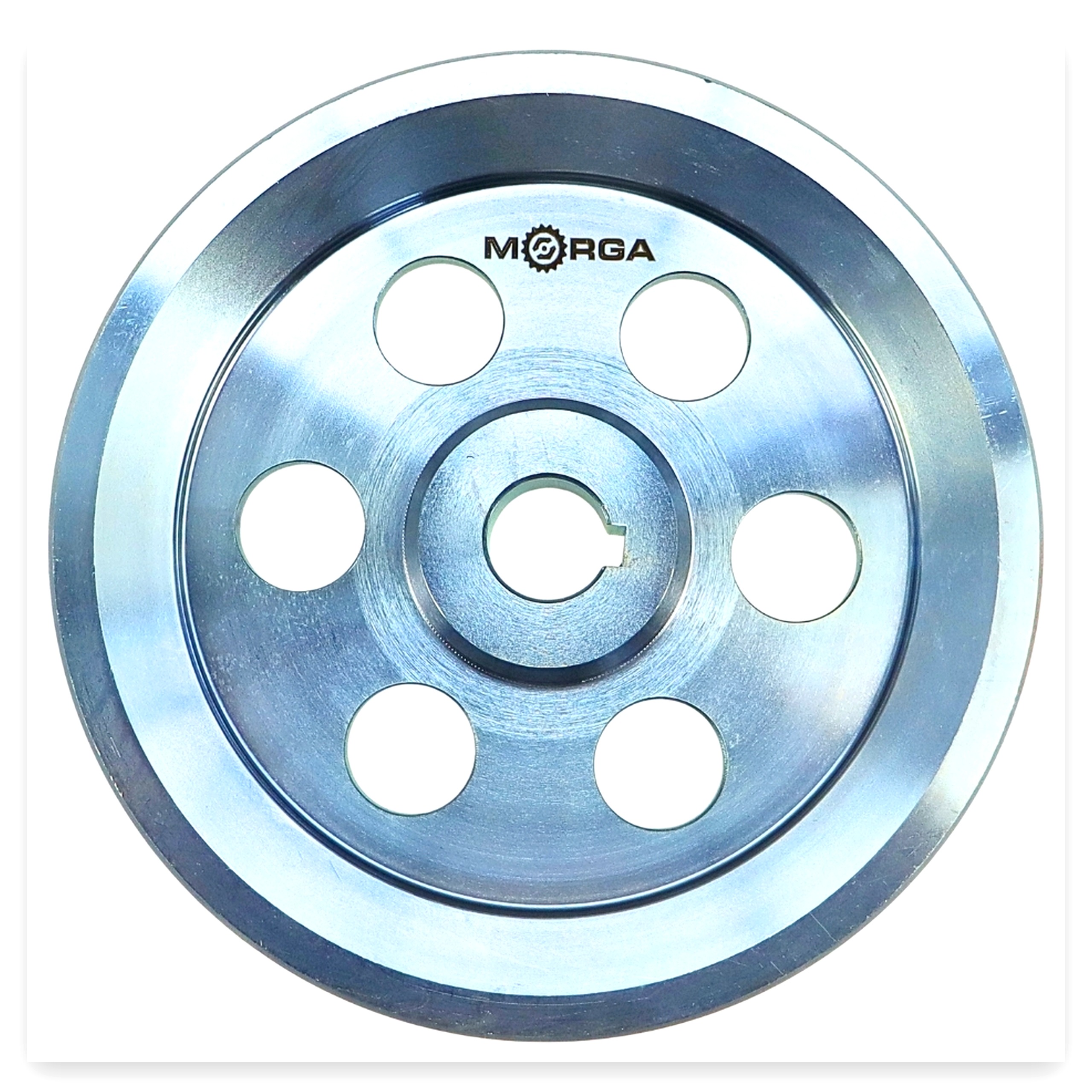 bab4fa8769073e6da63e18c649cb533c.jpg Koło pasowe 1 pasek 1 SPB / 1 HB FI-200 otwór 24 mm stalowe MORGA