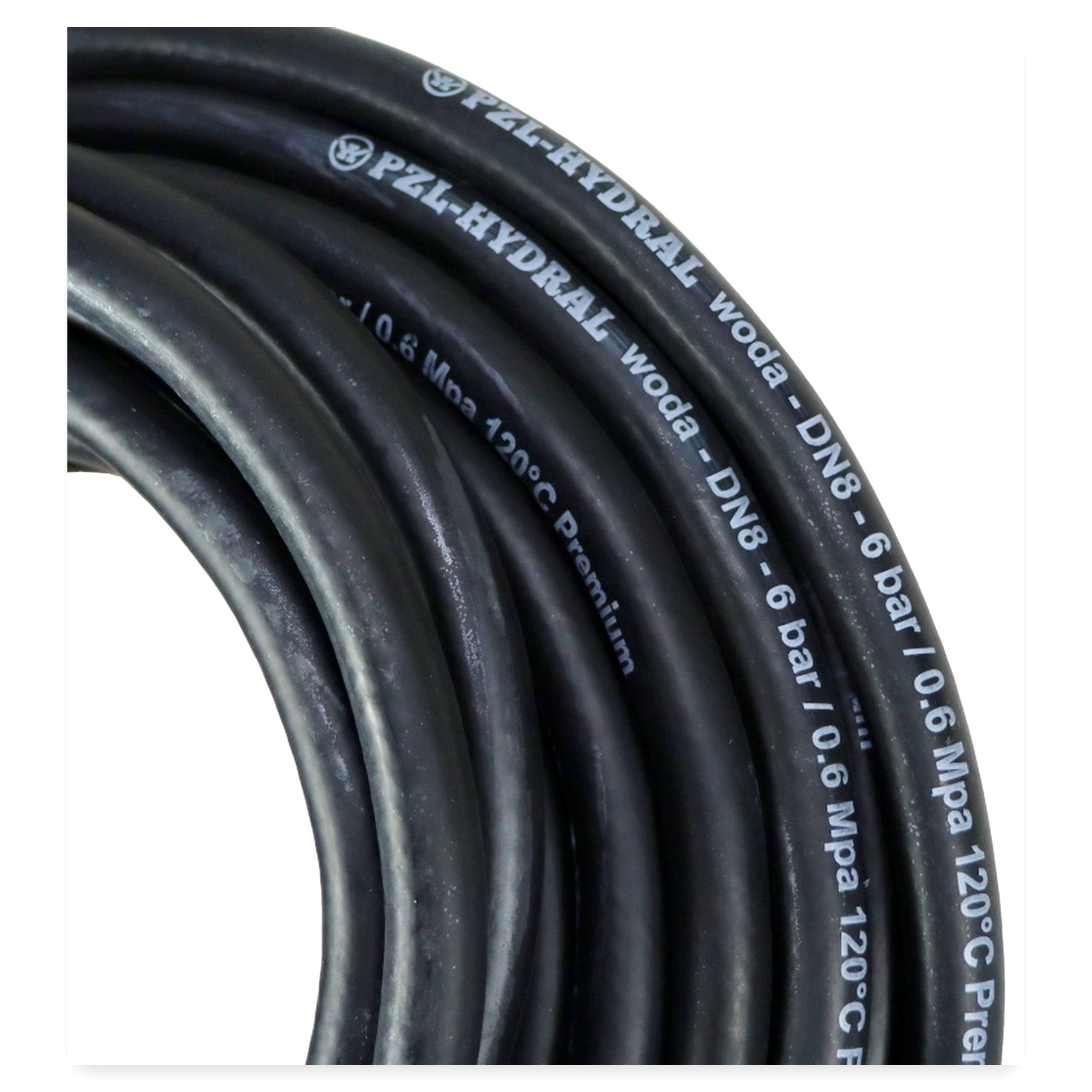 Wąż do układu chłodzenia i gorącej wody - EPDM DN08 - 6 bar / 0.6 Mpa