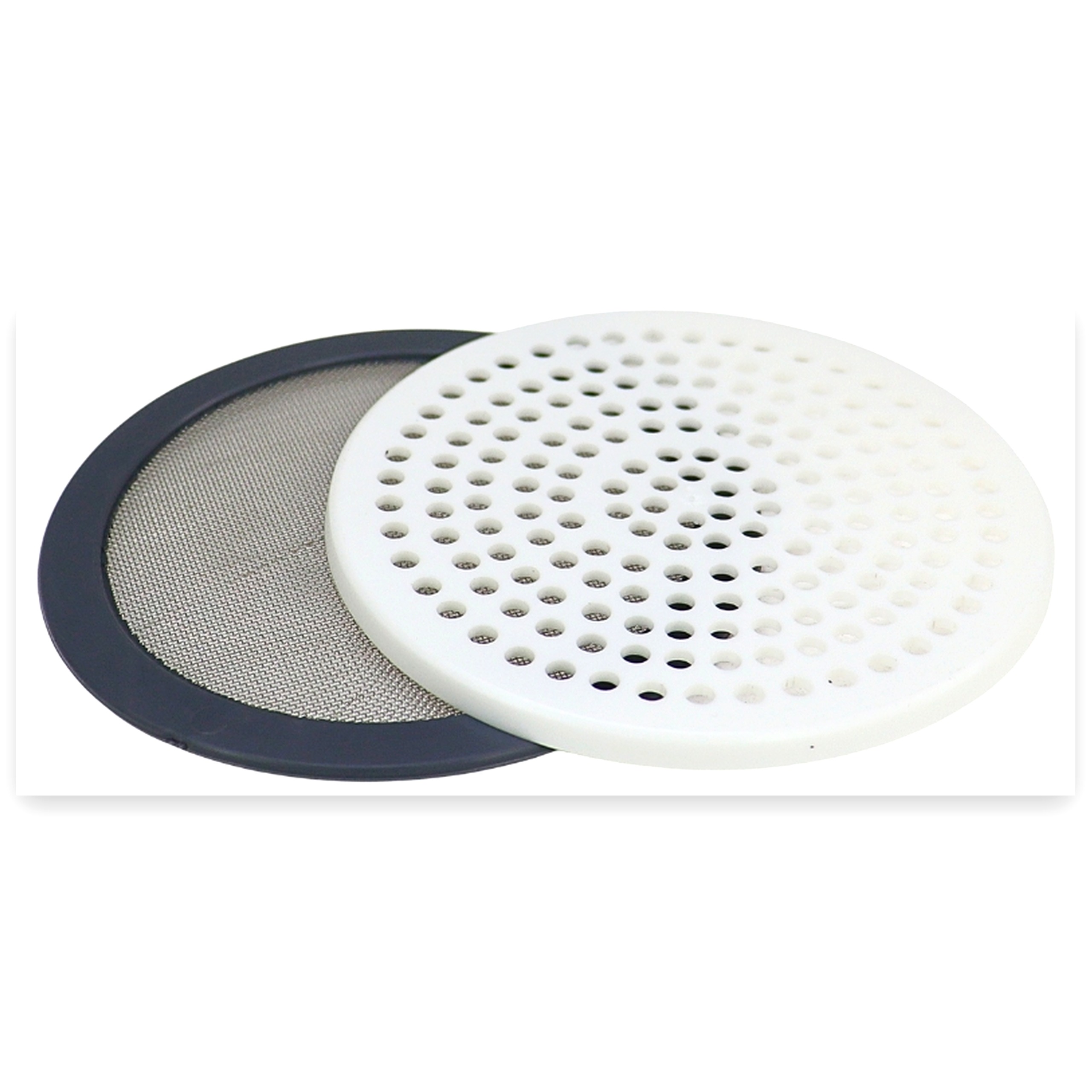 cb2c81eba61fe14255e295c062d17ce2.jpg Komplet wkładów cedzidła (rzadki i gęsty) aluminiowego 125 mm dojarka