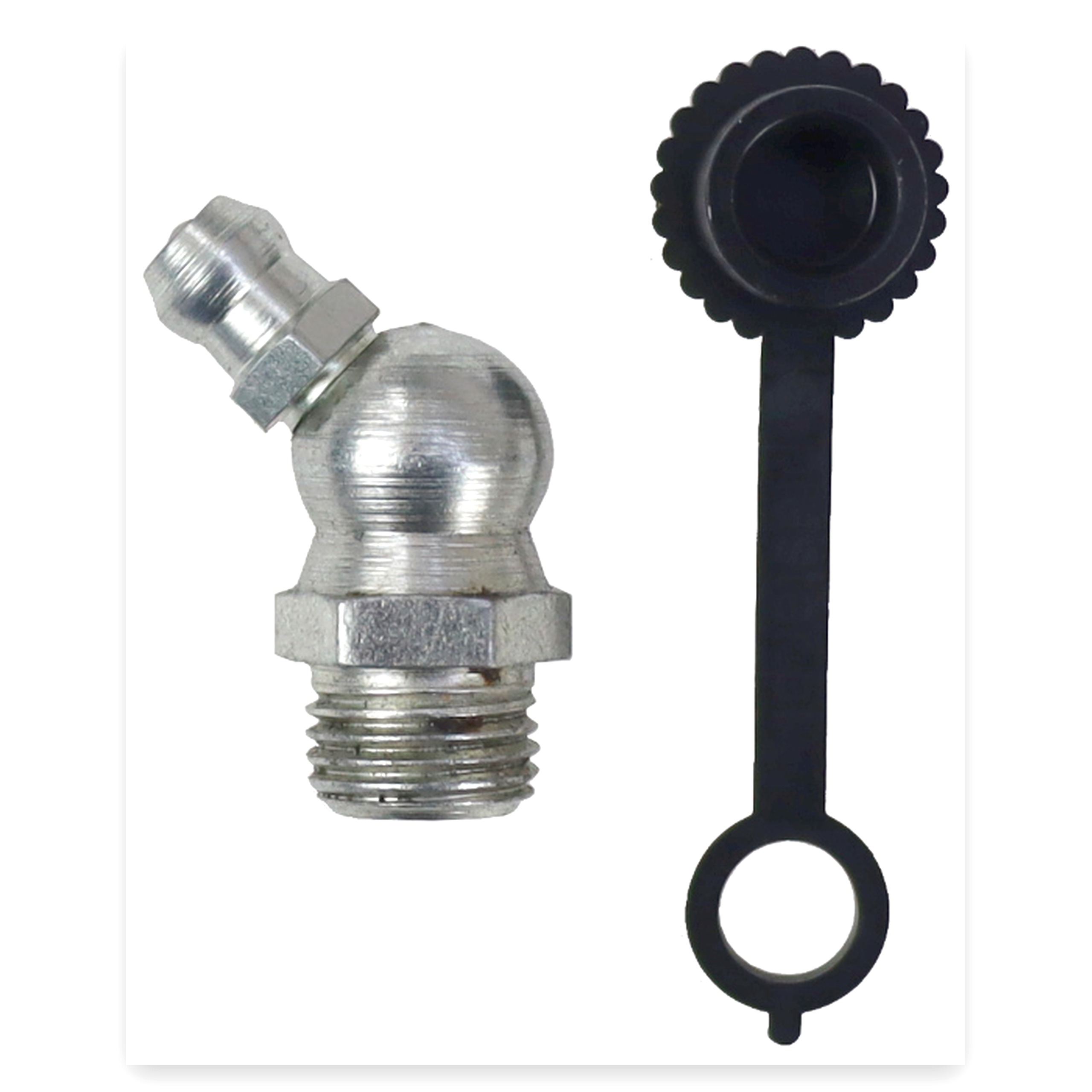d001a5a91299f6ad18a8da7e3a712acb.jpg Komplet smarowniczek M10x45 5szt, osłona smarowniczki czarna PZL