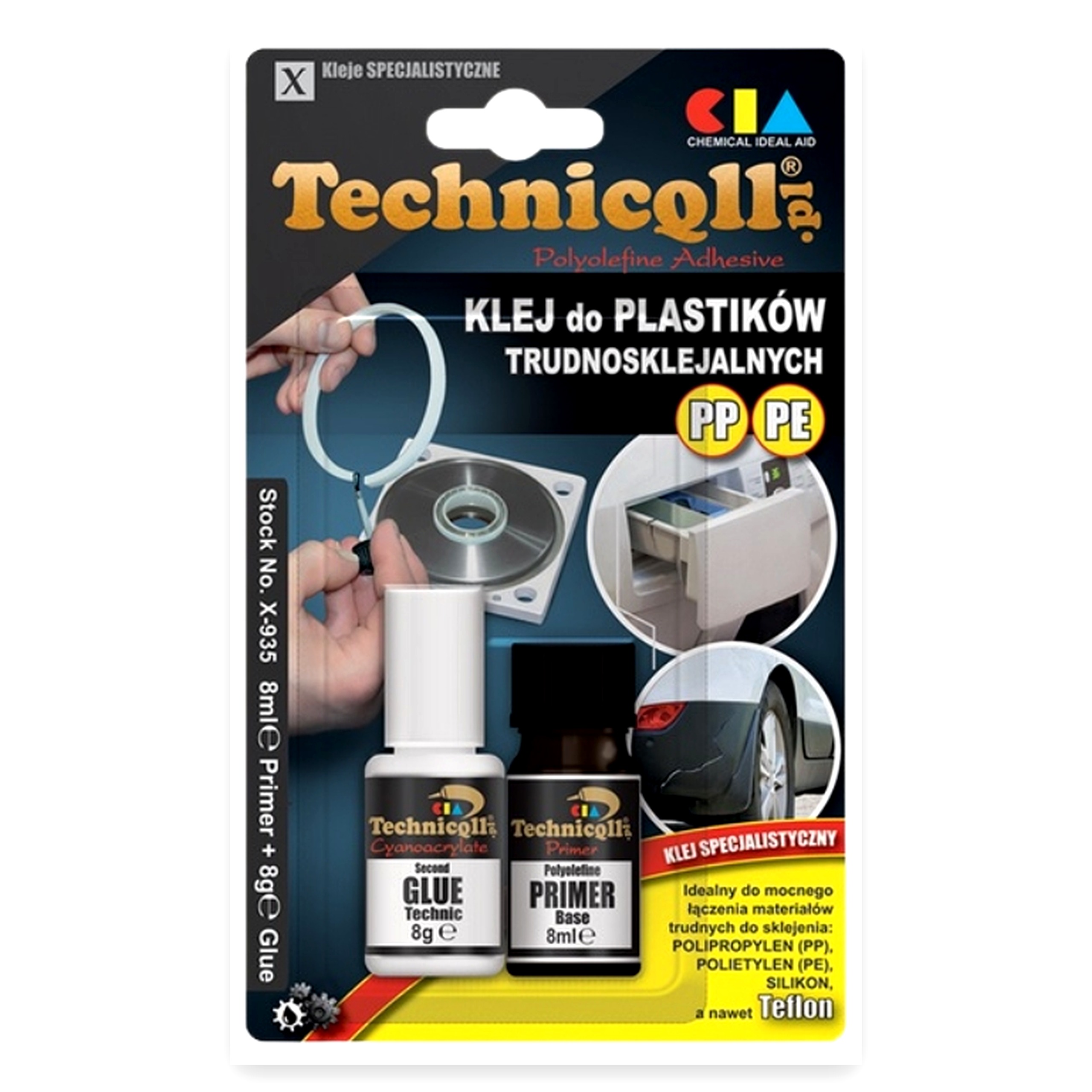 d2cd2eaa15d2c1a59c0bc98e829fae3c.jpg Klej do twardych plastików trudnosklejalnych 8g+8ml mocny bezbarwny