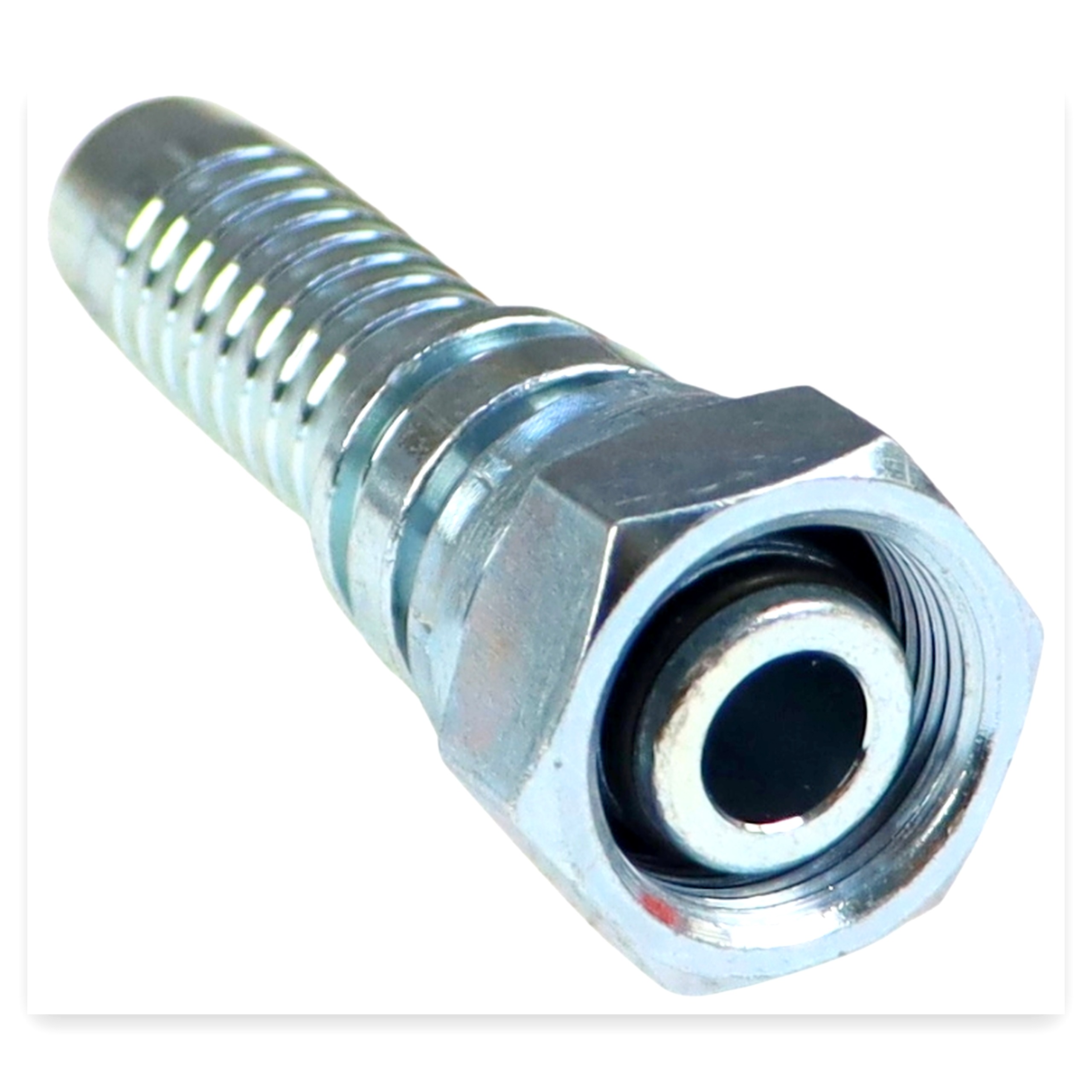 Końcówka zakucie metryczna prosta gwint wewnętrzny DKOL DN16 15L M22x1,5 (sprzedawane po 5) Premium PZL HYDRAL widoczna cena za 1 szt