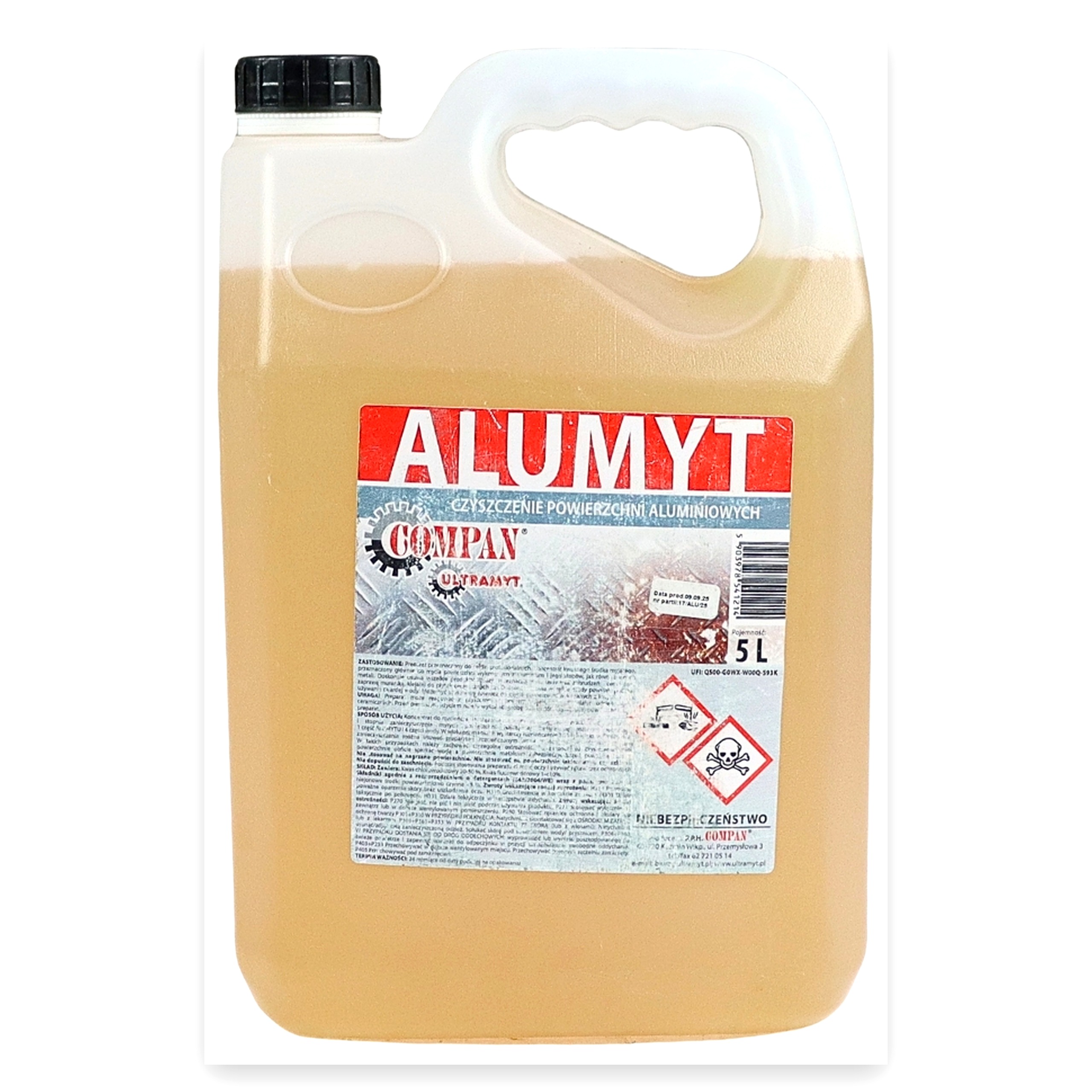 df76587313a510a10a89d0202bee5524.jpg Płyn preparat do czyszczenia powierzchni aluminiowych ALUMYT 5 L