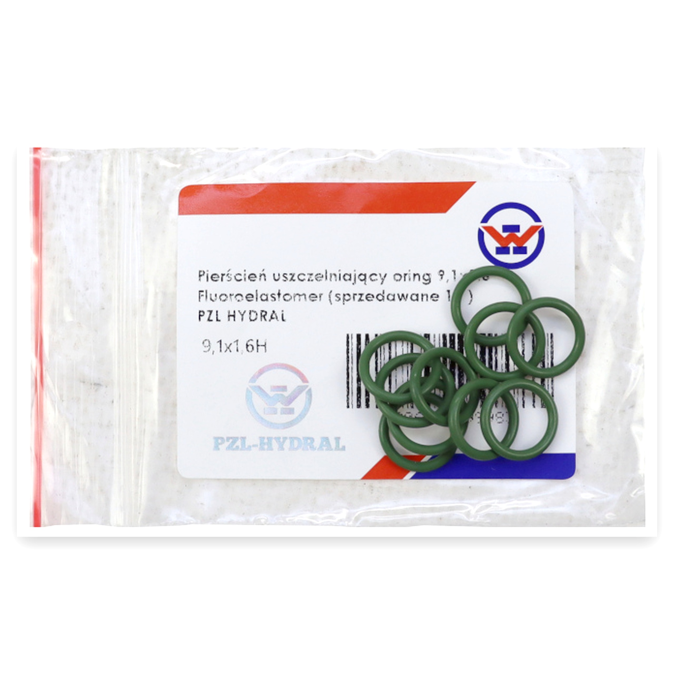 e1946053070e8f4d570752473f767acb.jpg Pierścień uszczelniający O-ring 9,1x1,6 oring Fluoroelastomer Viton PZL HYDRAL (sprzedawane po 10 szt - cena za szt )