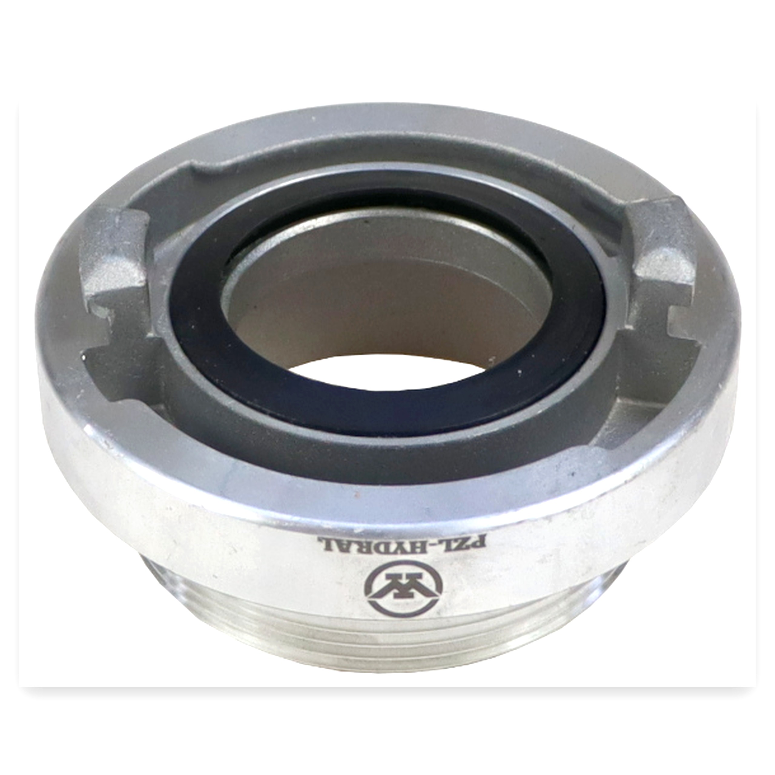 e24ee9c2a26b8906e9c7d0344d7304fb.jpg Nasada aluminiowa STORZ 52 mm z gwintem zewnętrznym 2 1/2" PZL HYDRAL