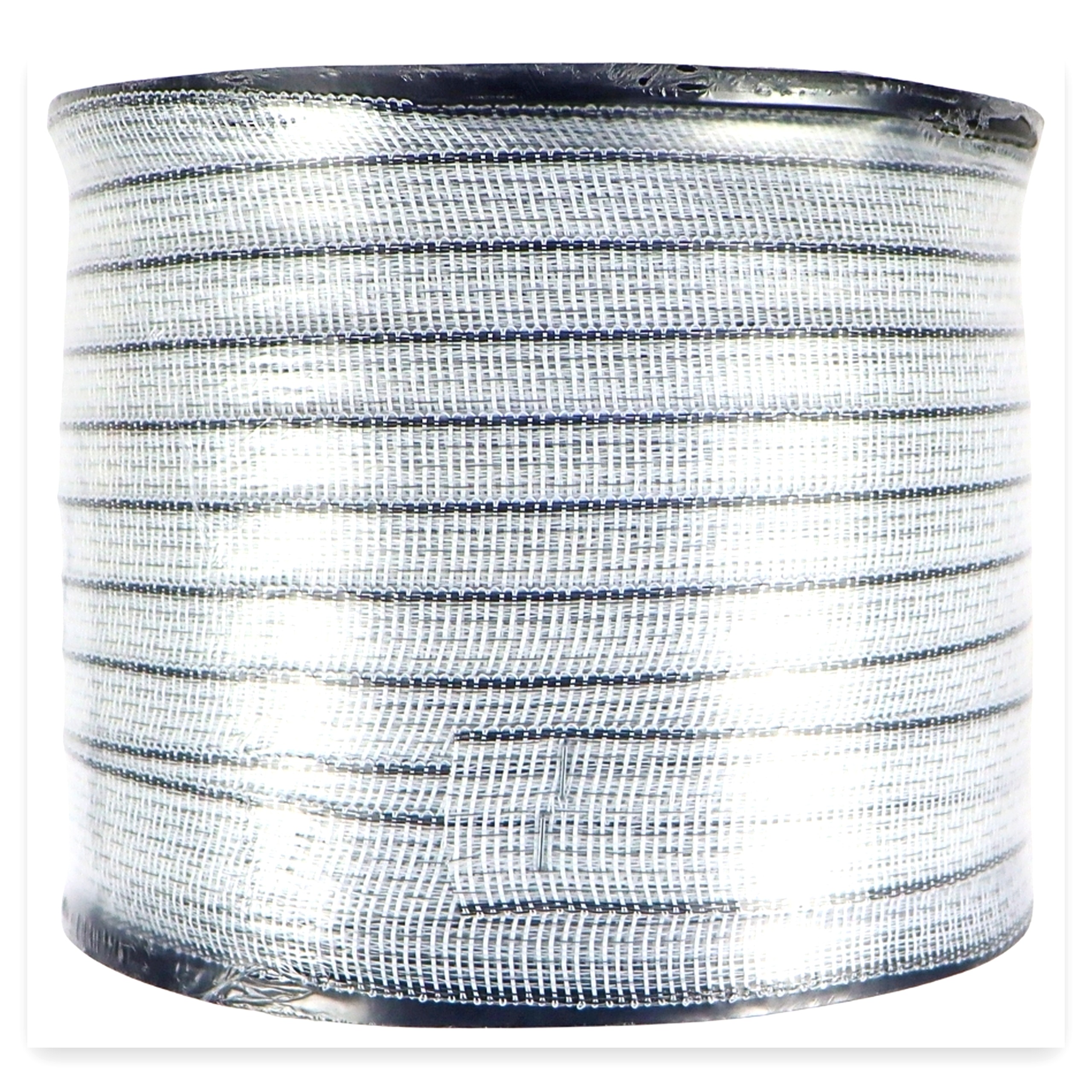 e89b8fc32b5a956f232b74c228128054.jpg Taśma ogrodzenia elektryzatora pastucha wzmocniona 40mmx200 m odporna