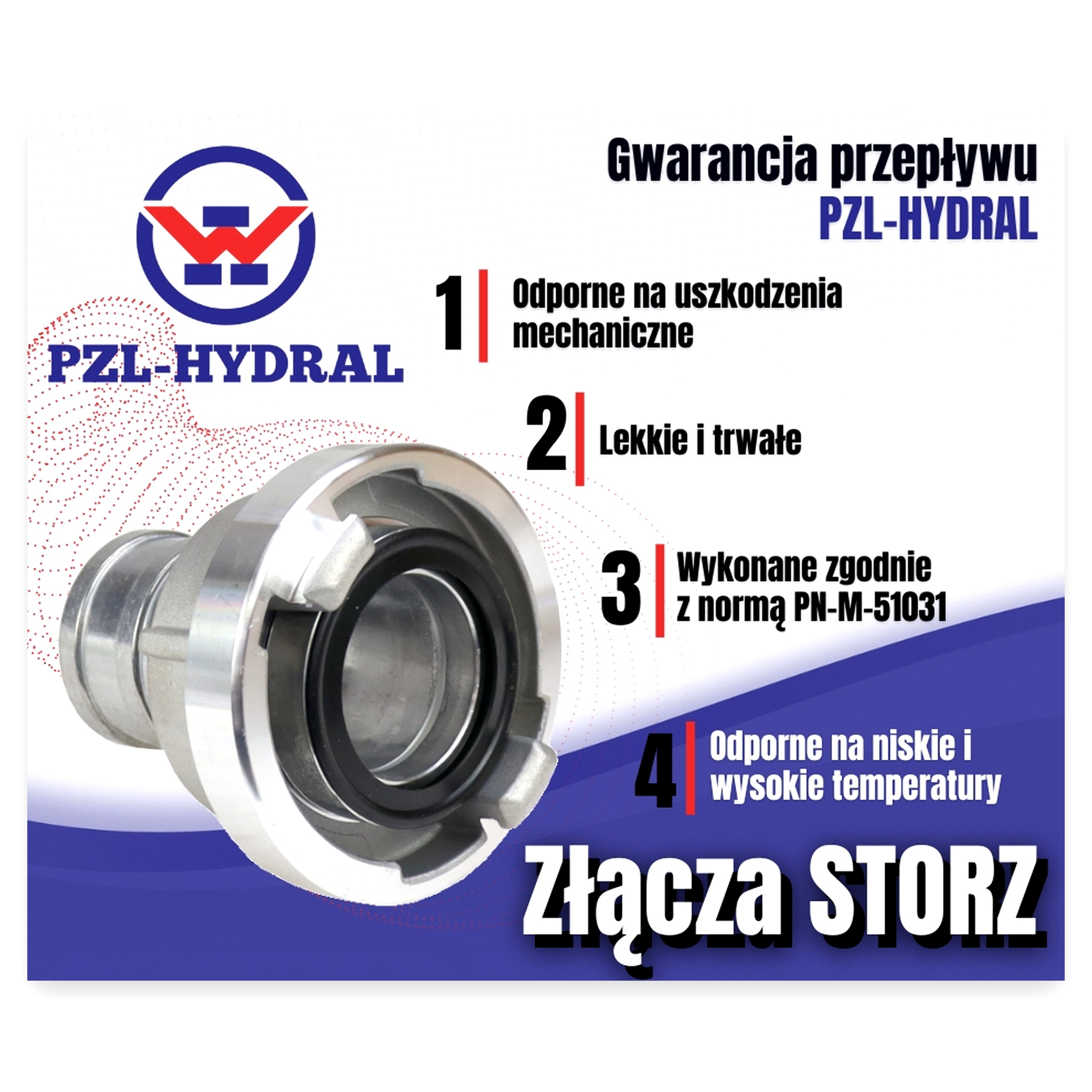 ea4dc8be3858b748d8ab2983924a080d.jpg Nasada aluminiowa STORZ 52 mm z gwintem wewnętrznym 1 1/2" PZL HYDRAL