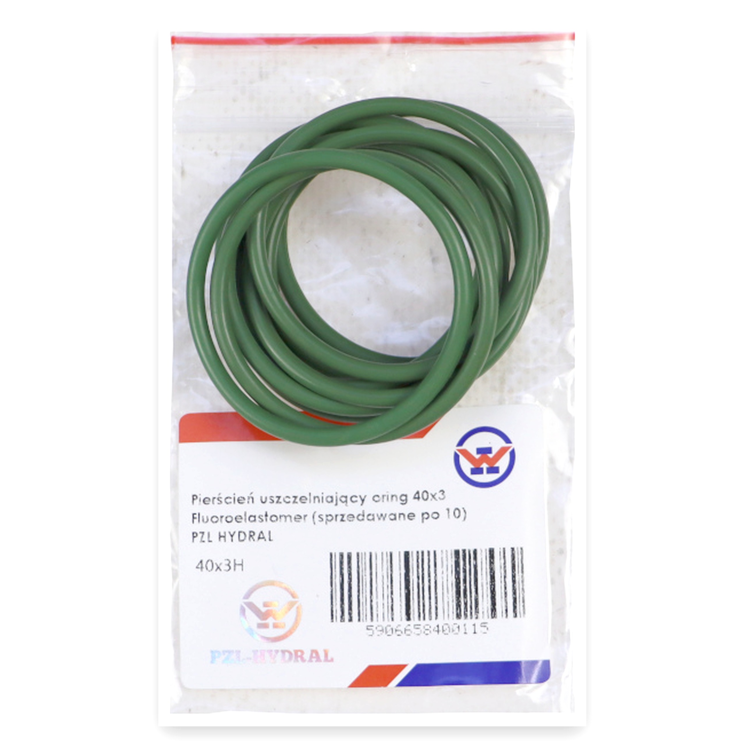 eb242f15dd719149d1ee3e18e3432303.jpg Pierścień uszczelniający O-ring 40x3 oring Fluoroelastomer Viton PZL HYDRAL (sprzedawane po 10 szt - cena za szt )