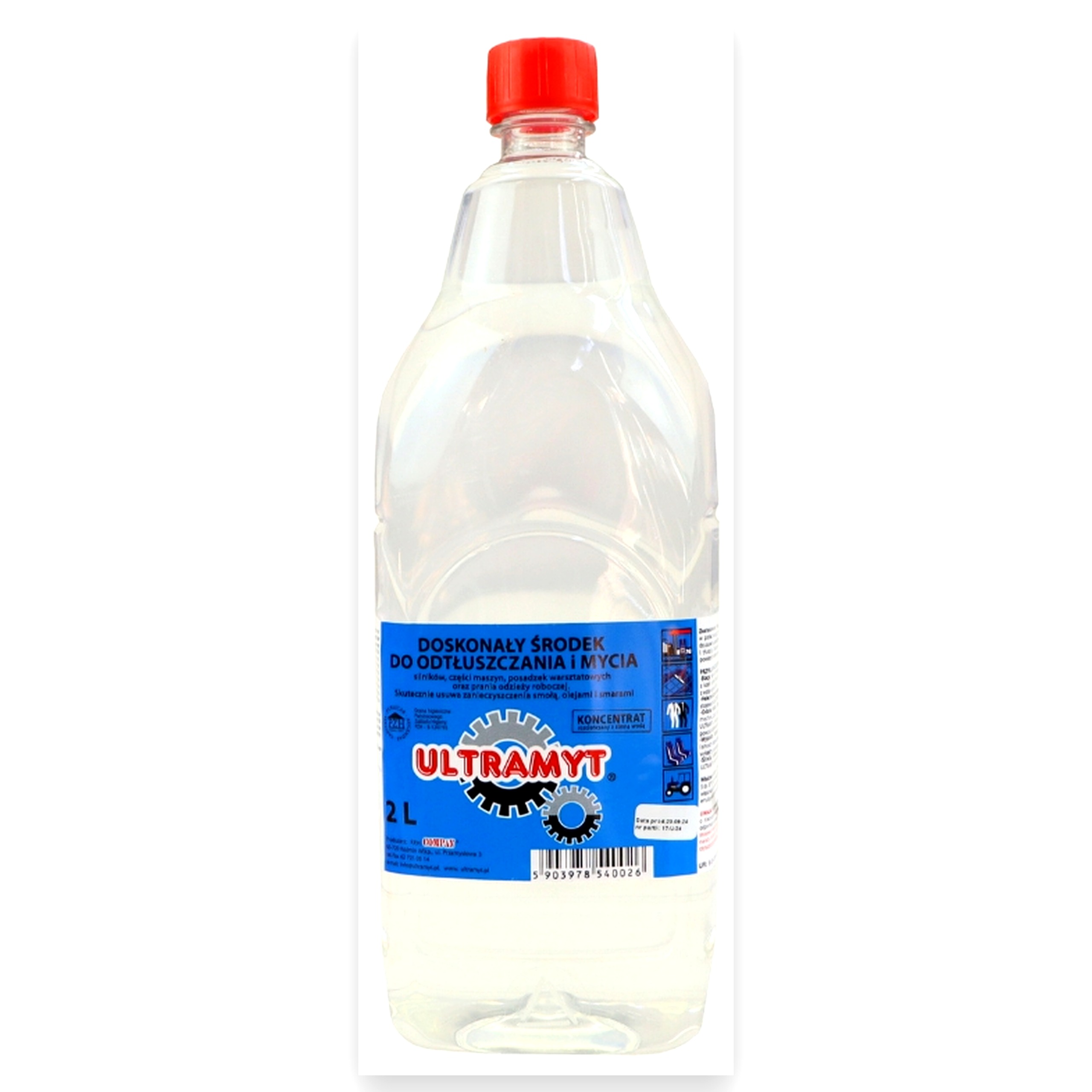 Płyn, preparat (koncentrat) myjący odtłuszczający Ultramyt 2 L