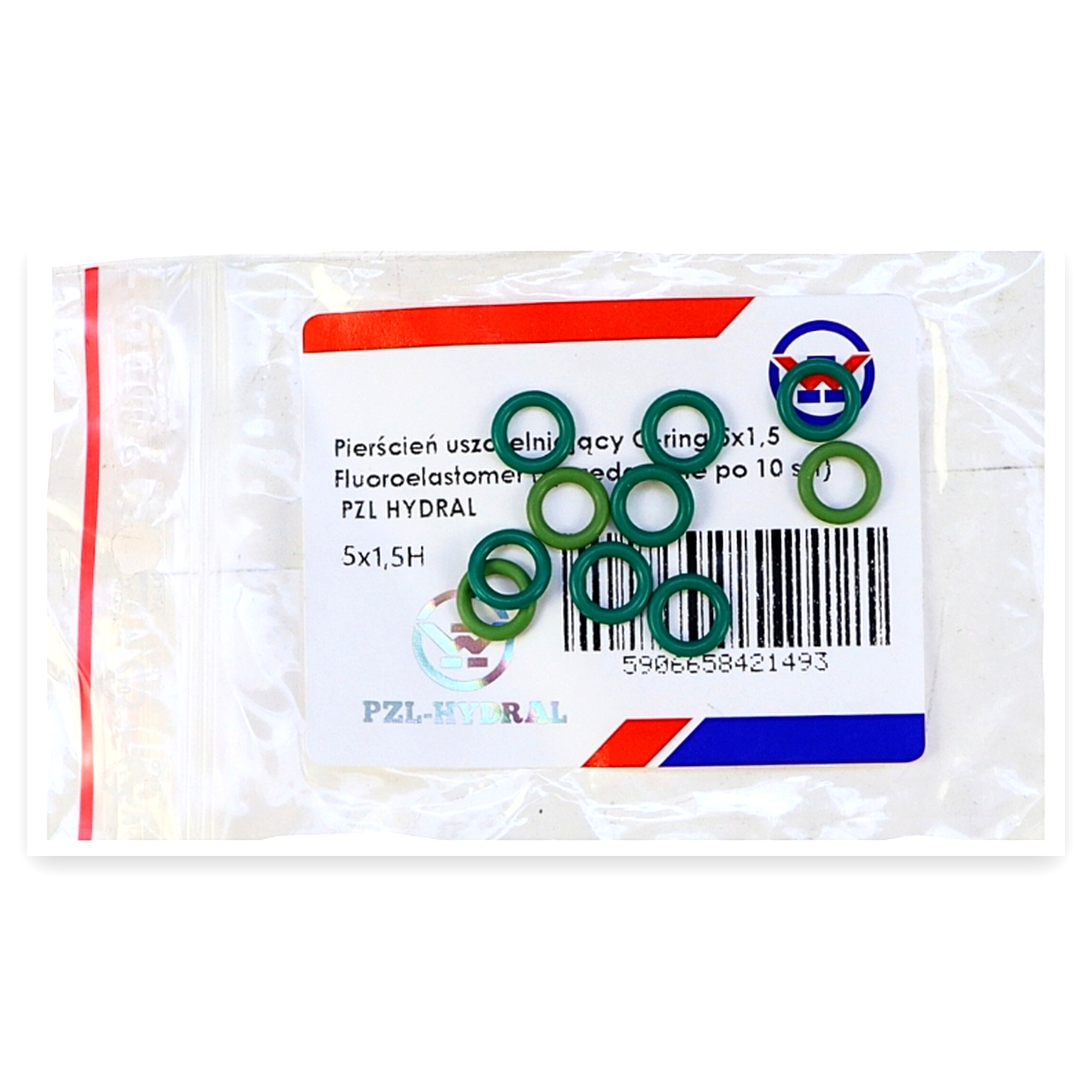 fd837b114a00af2ea7a589ad4352de2b.jpg Pierścień uszczelniający O-ring 5x1,5 oring Fluoroelastomer Viton PZL HYDRAL (sprzedawane po 10 szt - cena za szt )