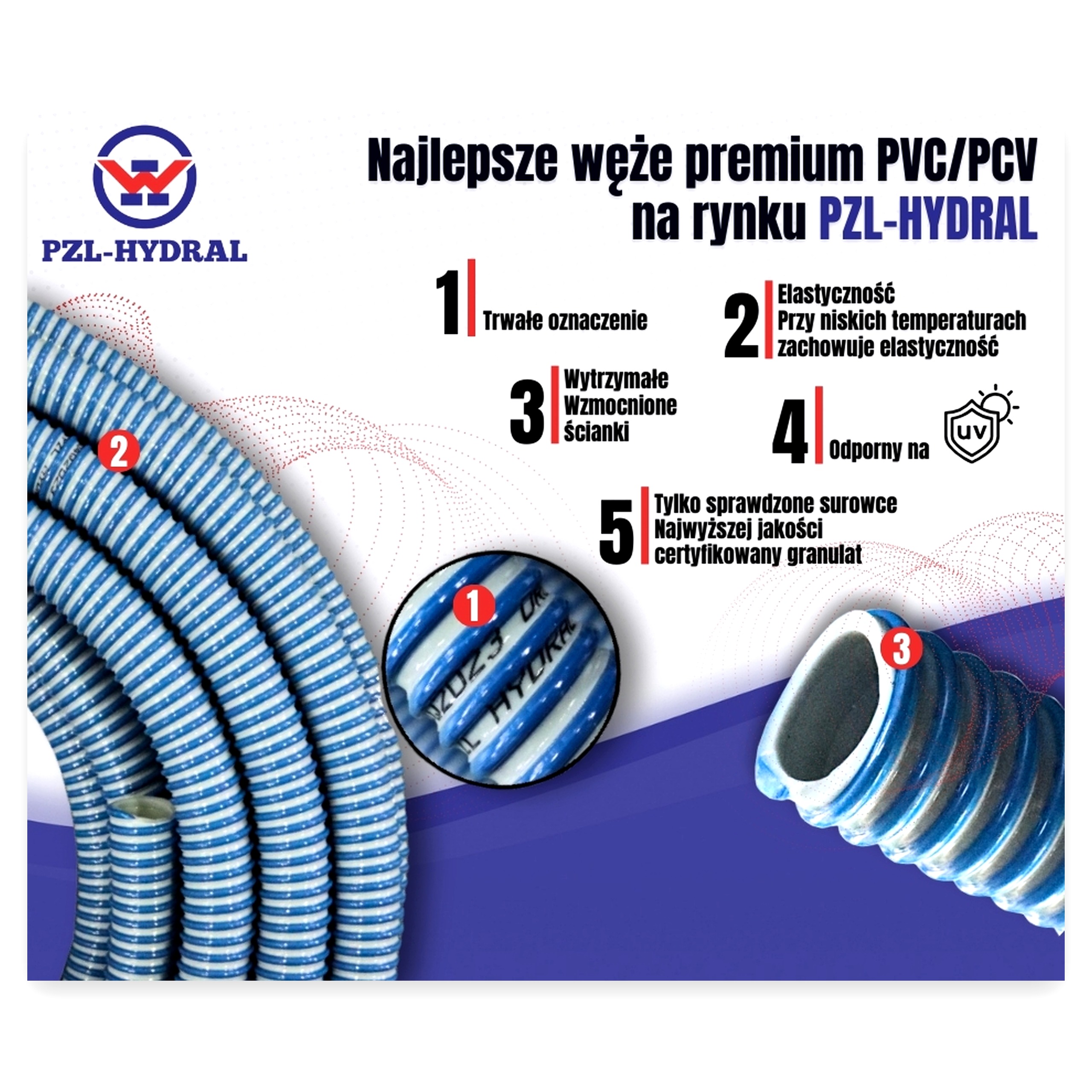 fe0917dd7122c110585c701ea971abbf.jpg Wąż asenizacyjny PVC/PCV ssawno - tłoczący DN127 ( sprzedawany na