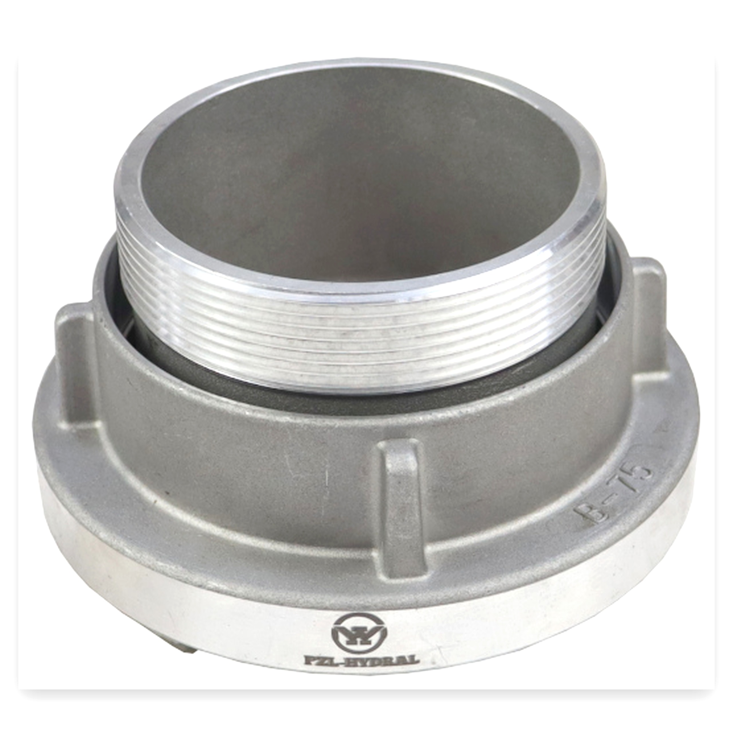 fe9cf48a98e98ccd76fc0c7c7824a881.jpg Nasada aluminiowa STORZ 75 mm obrotowa z gwintem zewnętrznym 3" PZL